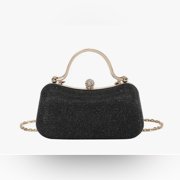 Unbranded Handbags - Elegant Unbranded Black Evening Bag -NIP